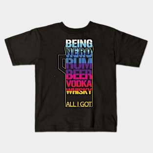 Nerd cocktail Kids T-Shirt